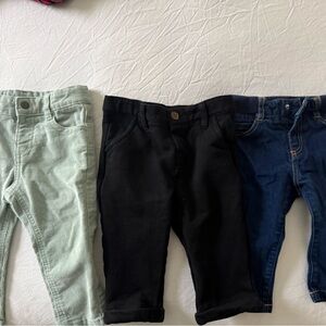 Bundle of baby boy pants sizes 9-12 months
